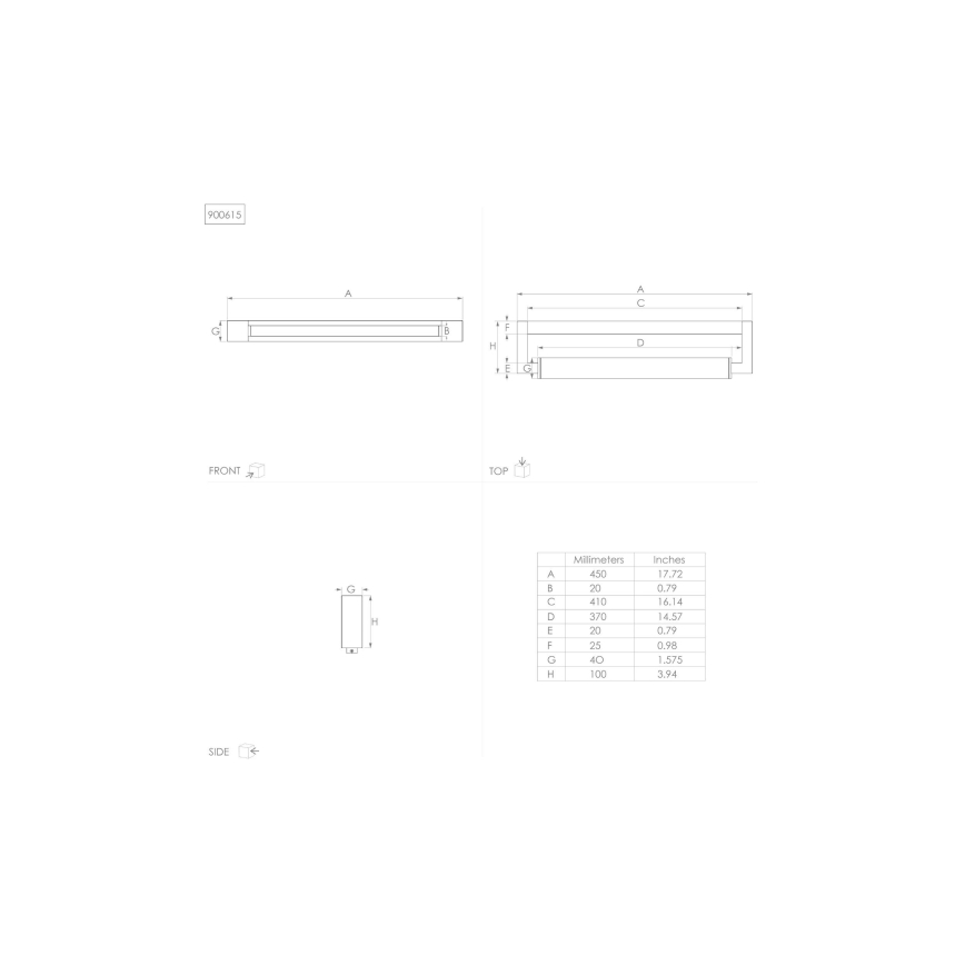 Eglo - LED Badezimmer-Spiegelleuchte LED/8,9W/230V IP44