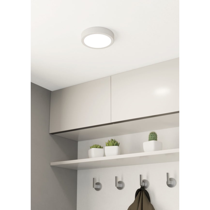 Eglo - LED Bad-Deckenleuchte LED/11W/230V IP44 weiß Ø 16 cm