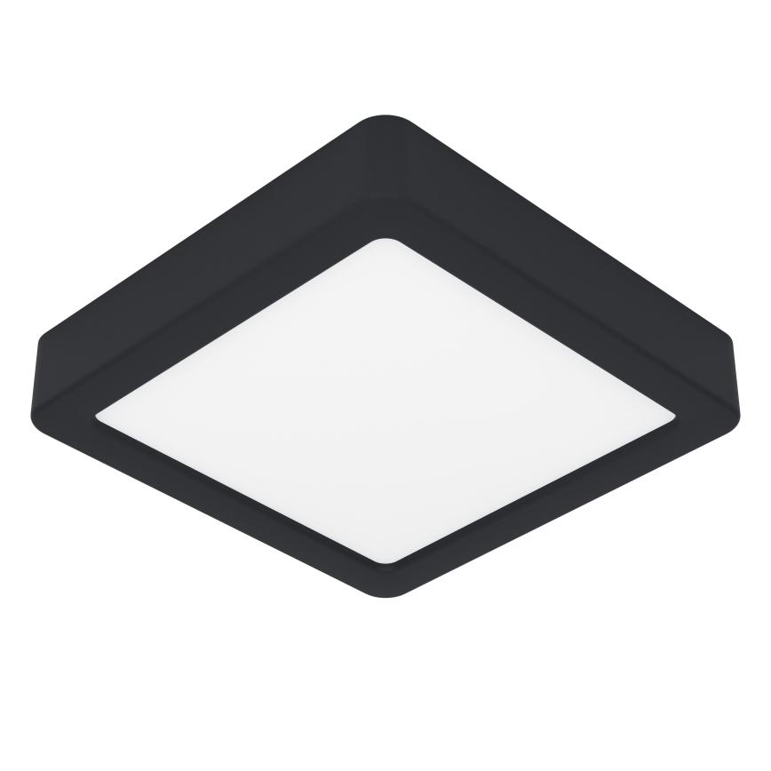 Eglo - LED-Badezimmer-Deckenleuchte LED/11W/230V IP44 schwarz 16x16 cm