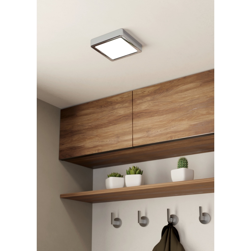 Eglo - LED Badezimmer-Deckenleuchte LED/11W/230V IP44 glänzender Chrom