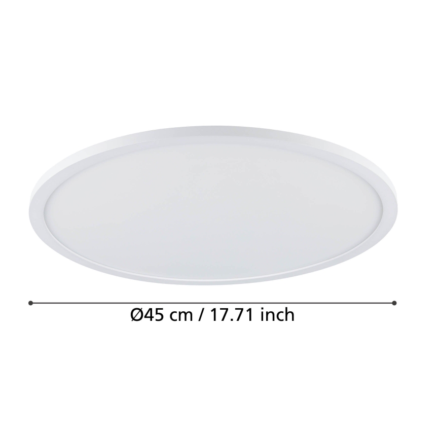 Eglo - LED dimmbare Deckenleuchte LED/33,5W/230V Ø 45 cm weiß