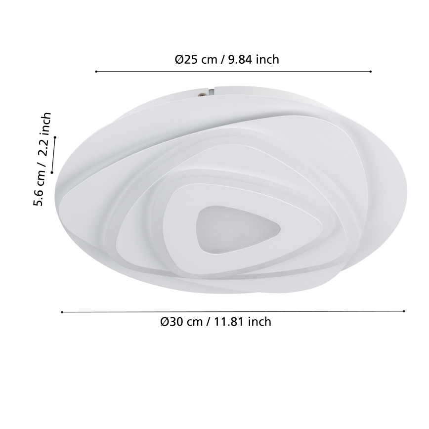Eglo - LED-Deckenleuchte LED/14,7W/230V d 30 cm