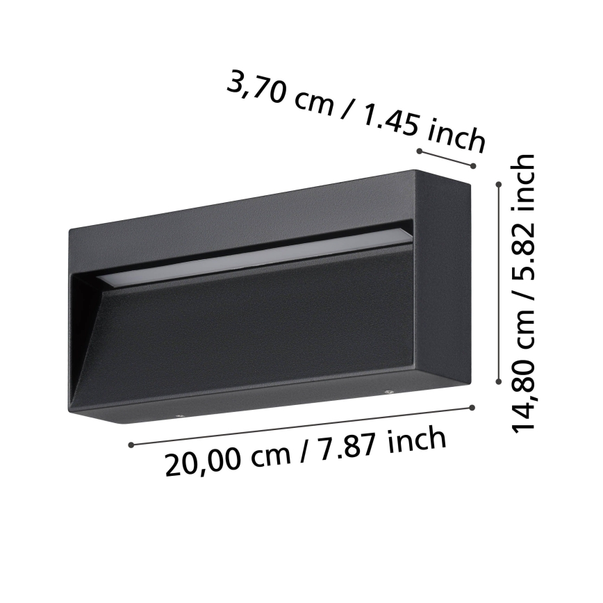 Eglo - LED Außenwandleuchte LED/4,8W/230V IP65