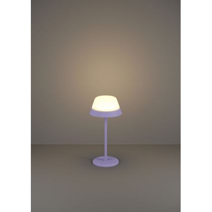Eglo - Dimmbare LED-RGBW-Außenleuchte mit Touch-Funktion 2-in-1 LED/1,5W/5V 2600 mAh IP54 violett