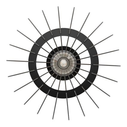 Eglo - Deckenleuchte 1xE27/40W/230V d 38 cm schwarz