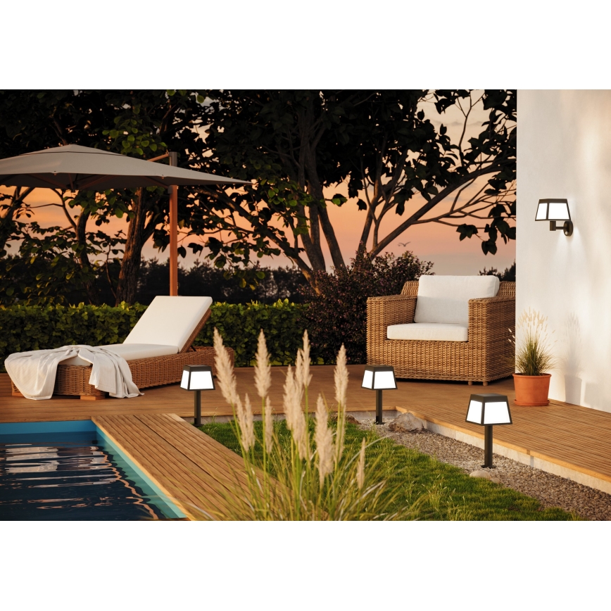 Eglo - LED Solarlampe mit Sensor LED/7,5W/3,7V 56cm 2200 mAh IP44