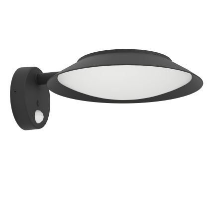 Eglo - LED Solar Wandleuchte mit Bewegungsmelder LED/7W/3,7V 2200 mAh IP44
