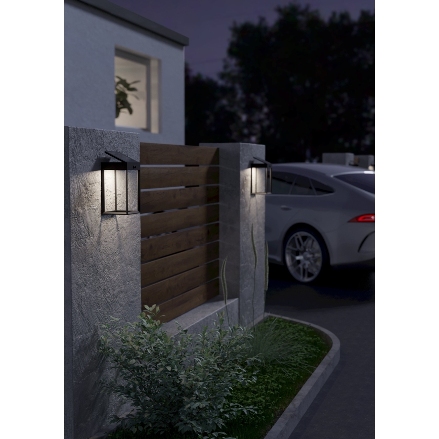 Eglo - LED-Solarwandleuchte mit Sensor LED/6,5W/3,7V 1800 mAh IP44