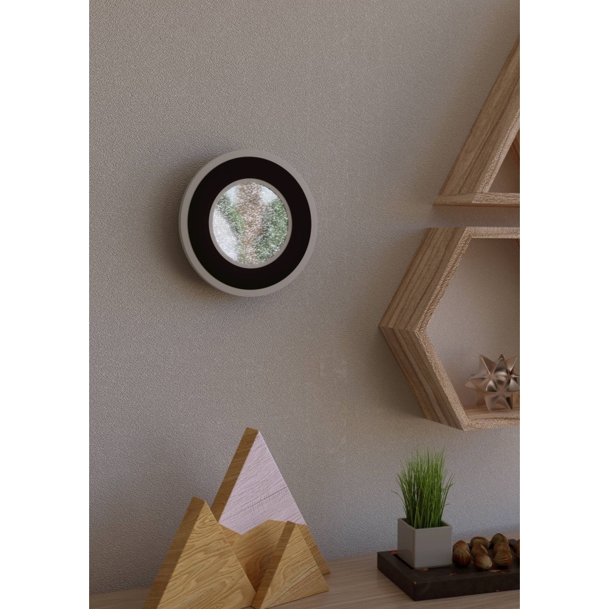 Eglo - LED-Wandleuchte LED/12W/230V 4000K schwarz