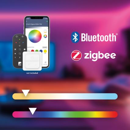 Eglo - LED RGBW dimmbare Badezimmer-Spiegelleuchte LED/12W/230V 2700-6500K IP44 mattchrom