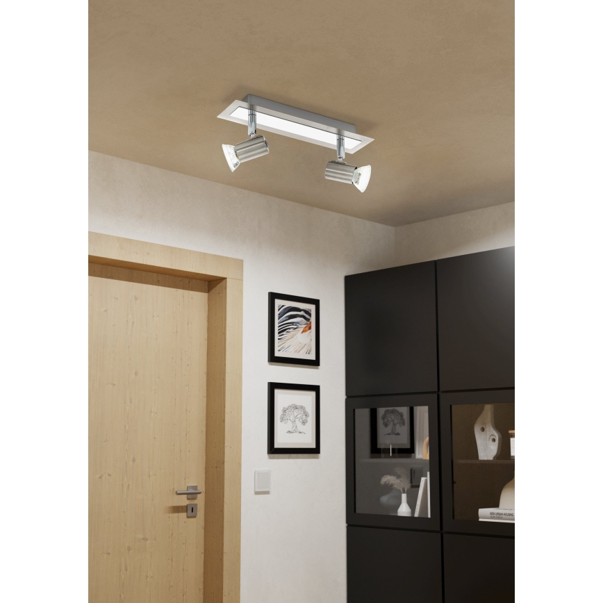 EGLO - Wand- und Deckenleuchte 2xGU10/LED/3W