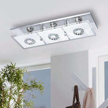 Eglo 93782 - LED-Deckenleuchte RONCATO 3xGU10/3W/230V