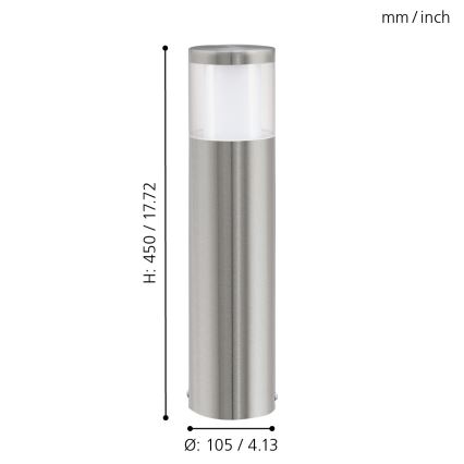 Eglo - LED Außenleuchte 1xLED/3,7W/230V IP44