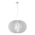 Eglo 95034 - Pendelleuchte STELLATO an Kabel 1xE27/60W/230V Ø 70 cm weiß
