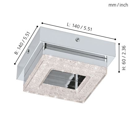 Eglo - LED Deckenleuchte 1xLED/4W/230V