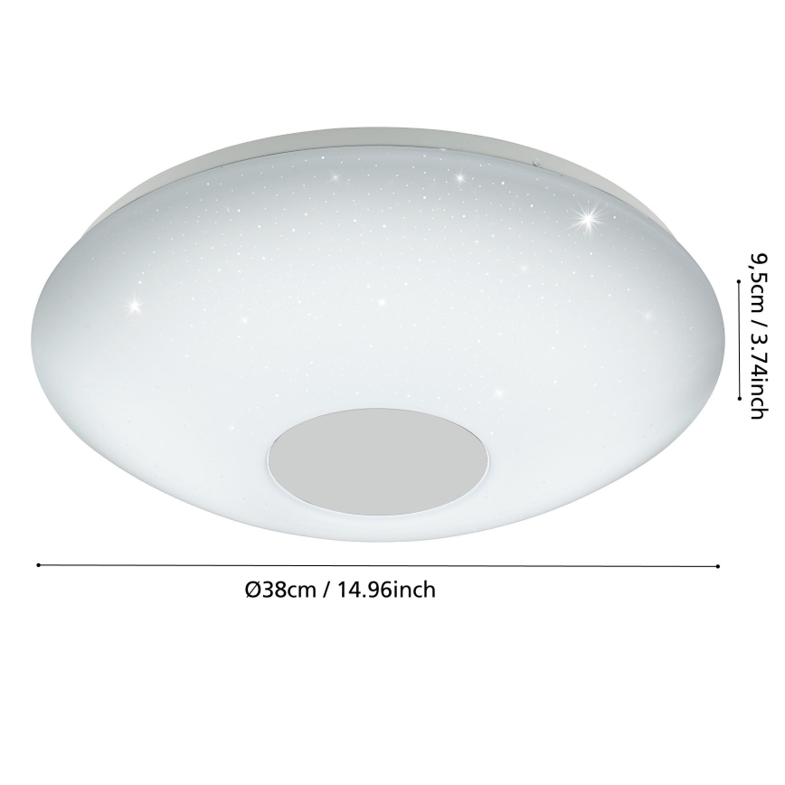 Eglo - LED dimmbare Deckenleuchte LED/20W/230V + Fernbedienung