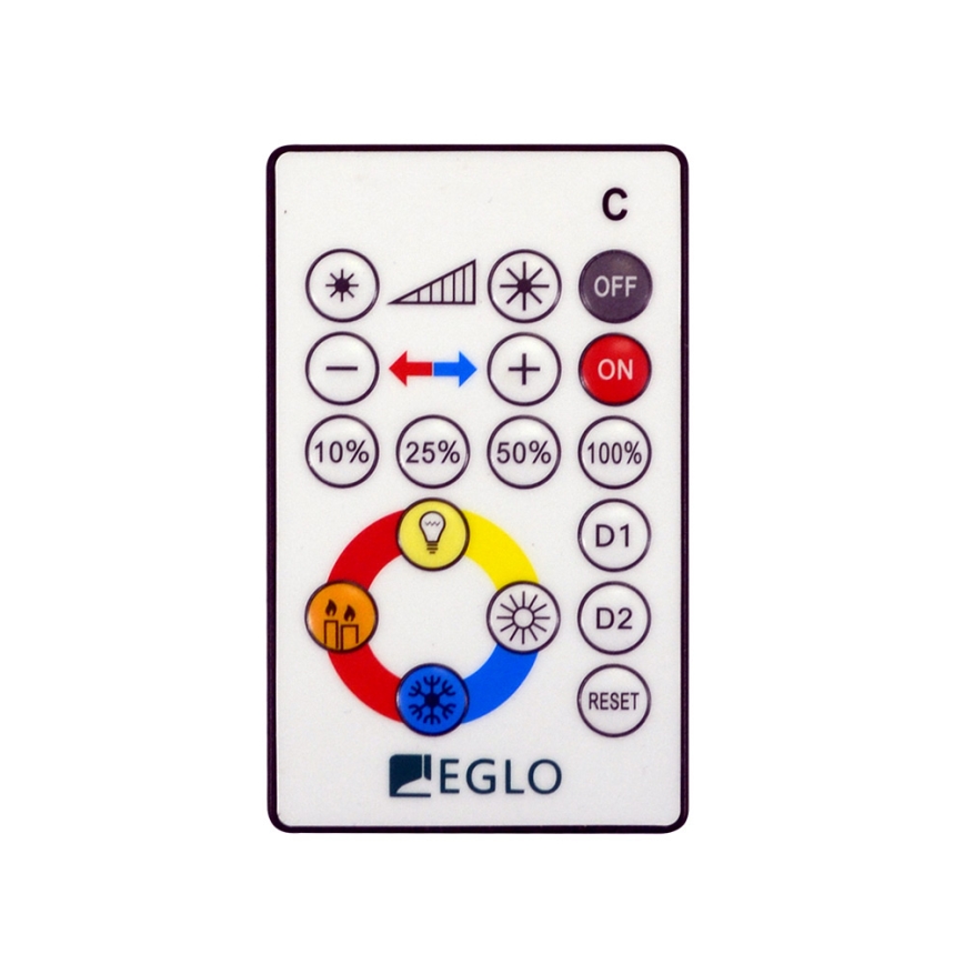 Eglo - LED dimmbare Deckenleuchte LED/20W/230V + Fernbedienung