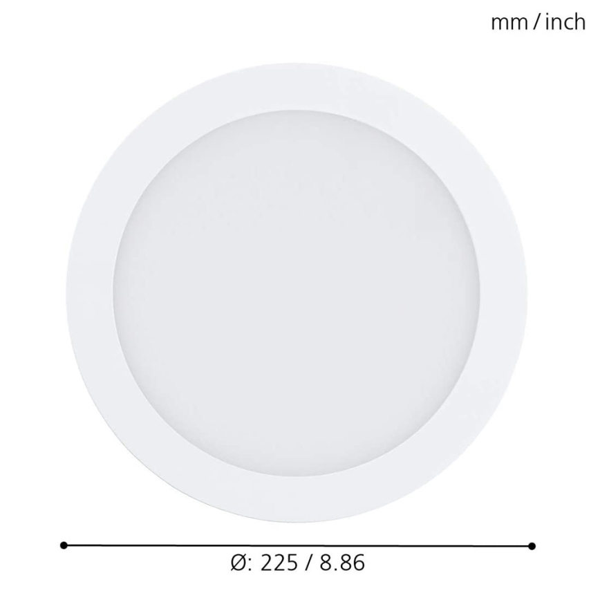 Eglo - LED RGBW dimmbares Einbauleuchten FUEVA-C LED/15,6W/230V