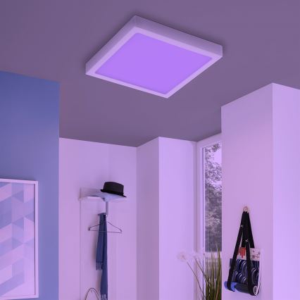 Eglo - LED RGBW dimmbare Deckenleuchte FUEVA-C LED/21W/230V 30x30 cm