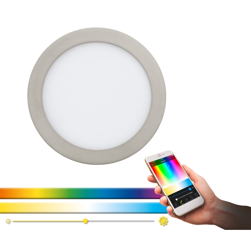 Eglo - LED RGB dimmbares Einbauleuchten FUEVA-C LED/15,6W/230V