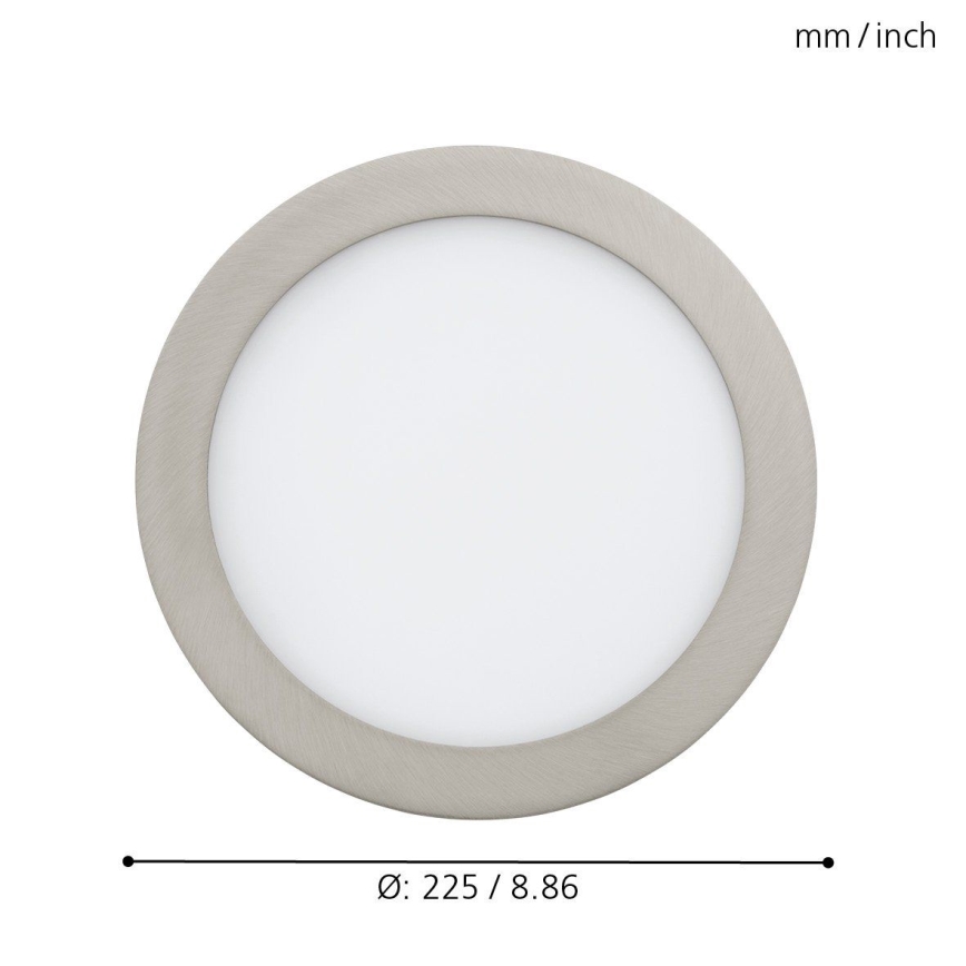 Eglo - LED RGB dimmbares Einbauleuchten FUEVA-C LED/15,6W/230V