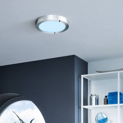 Eglo - LED RGBW dimmbare Deckenleuchte FUEVA-C LED/15,6W/230V Bluetooth Ø 22,5 cm