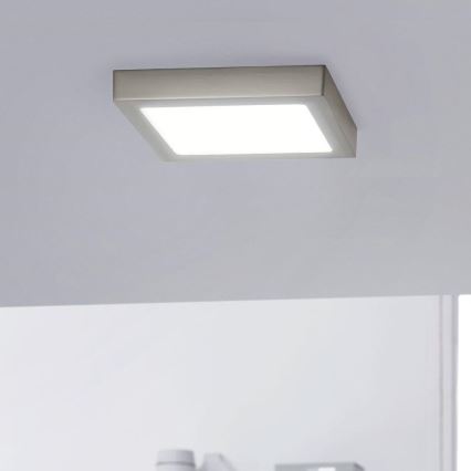 Eglo - LED RGBW dimmbare Deckenleuchte FUEVA-C LED/15,6W/230V Bluetooth 22,5x22,5 cm