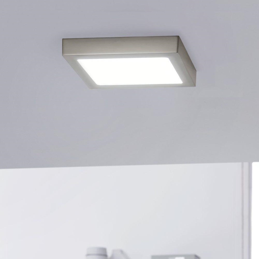 Eglo - LED RGBW dimmbare Deckenleuchte FUEVA-C LED/15,6W/230V Bluetooth 22,5x22,5 cm