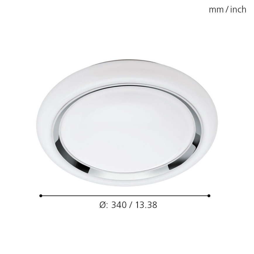 Eglo - LED RGBW dimmbare Deckenleuchte CAPASSO-C LED/17W/230V