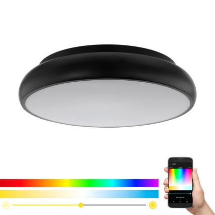 Eglo 96996 - LED RGB Deckenleuchte RIODEVA-C 1xLED/27W/230V