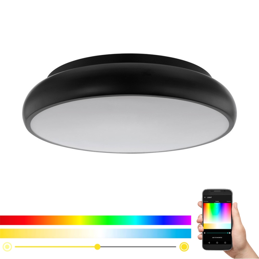 Eglo 96996 - LED RGB Deckenleuchte RIODEVA-C 1xLED/27W/230V