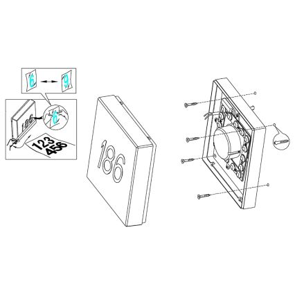 Eglo - LED Dimmbares Außenwandleuchte TORAZZA-C LED/14W/230V IP44