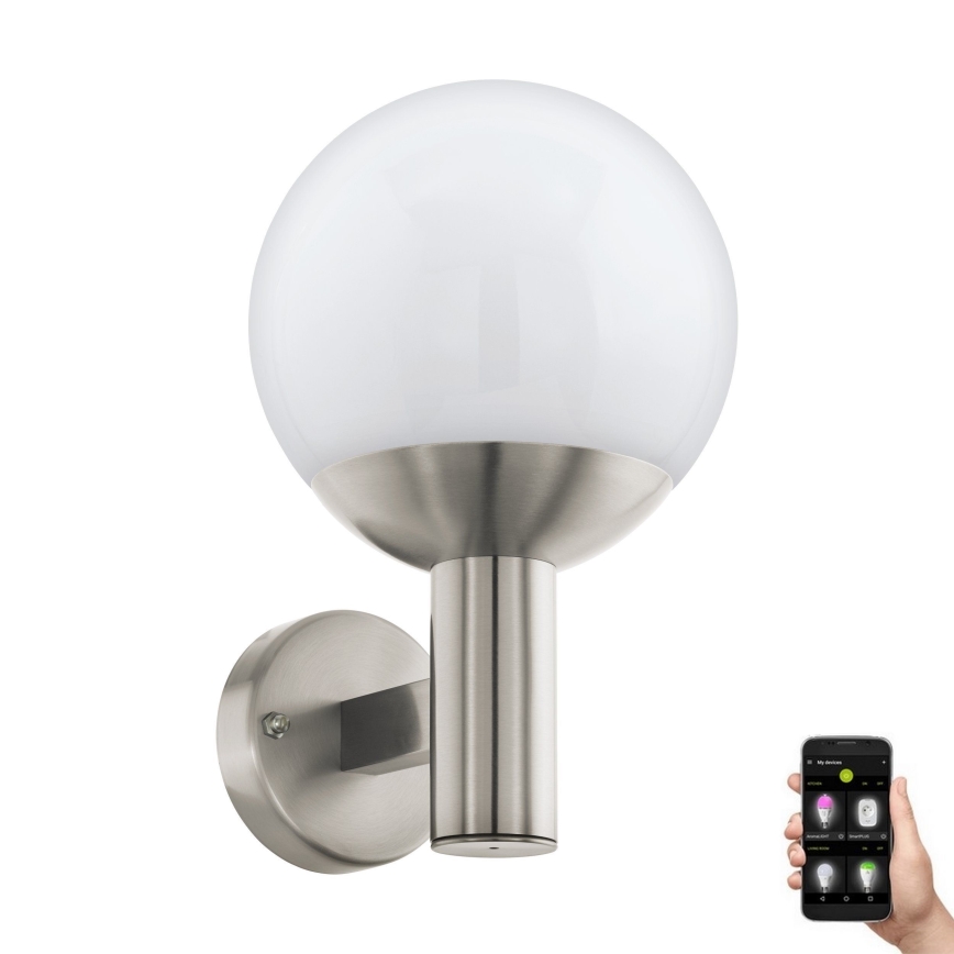 Eglo - LED dimmbares Außenwandleuchte NISIA-C 1xE27/9W/230V IP44