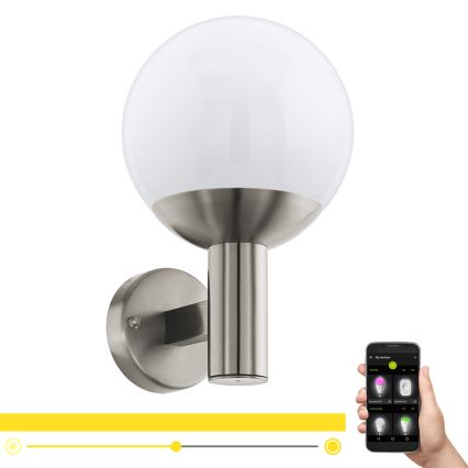 Eglo - LED dimmbares Außenwandleuchte NISIA-C 1xE27/9W/230V IP44