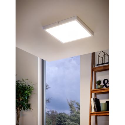 Eglo - LED Deckenleuchte 1xLED/25W/230V weiß eckig 2500 lm 40x40 cm