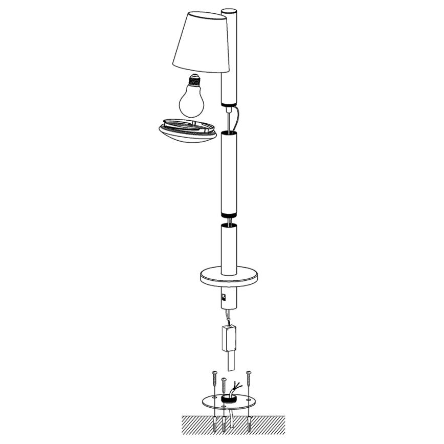 Eglo - LED dimmbare Außenleuchte CALDIERO-C 1xE27/9W/230V Anthrazit IP44
