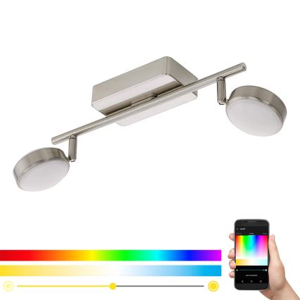 Eglo 97715 - LED RGB Dimmbares Einbauleuchte CORROPOLI-C 2xLED/5W/230V