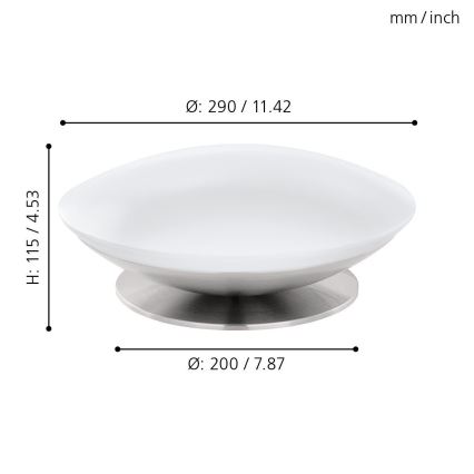 Eglo 97813 - LED RGB dimmbare Tischlampe FRATTINA-C 1xLED/18W/230V