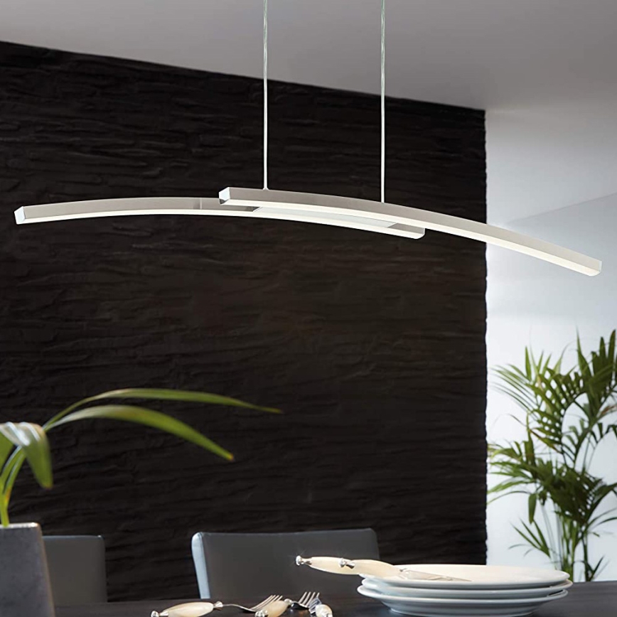 Eglo - LED RGB dimmbare Hängeleuchte an Seil FRAIOLI-C 2xLED/17W/230V