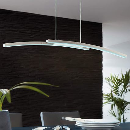 Eglo - LED RGB dimmbare Hängeleuchte an Seil FRAIOLI-C 2xLED/17W/230V