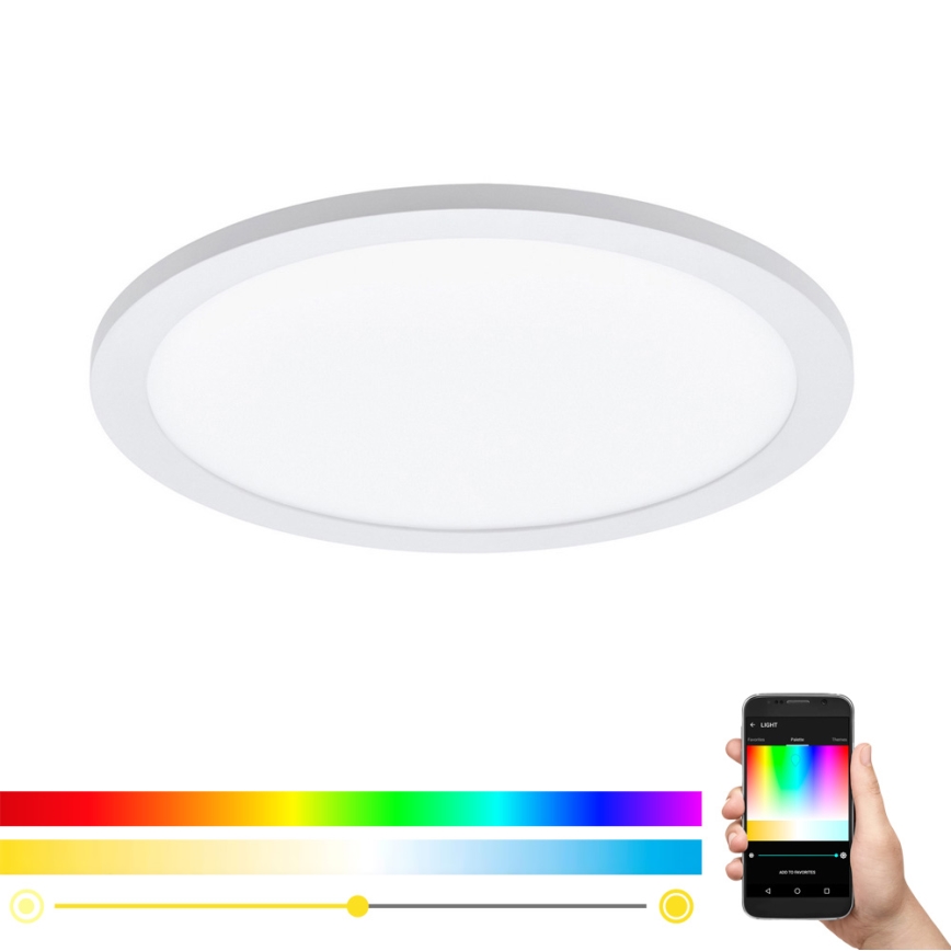 Eglo - LED RGBW dimmbare Deckenleuchte SARSINA-C LED/16W/230V + Fernbedienung