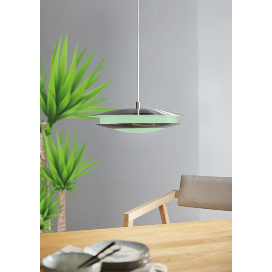 Eglo 98043 - LED RGBW dimmbare Pendelleuchte an Seil MONEVA-C LED/18W/230V