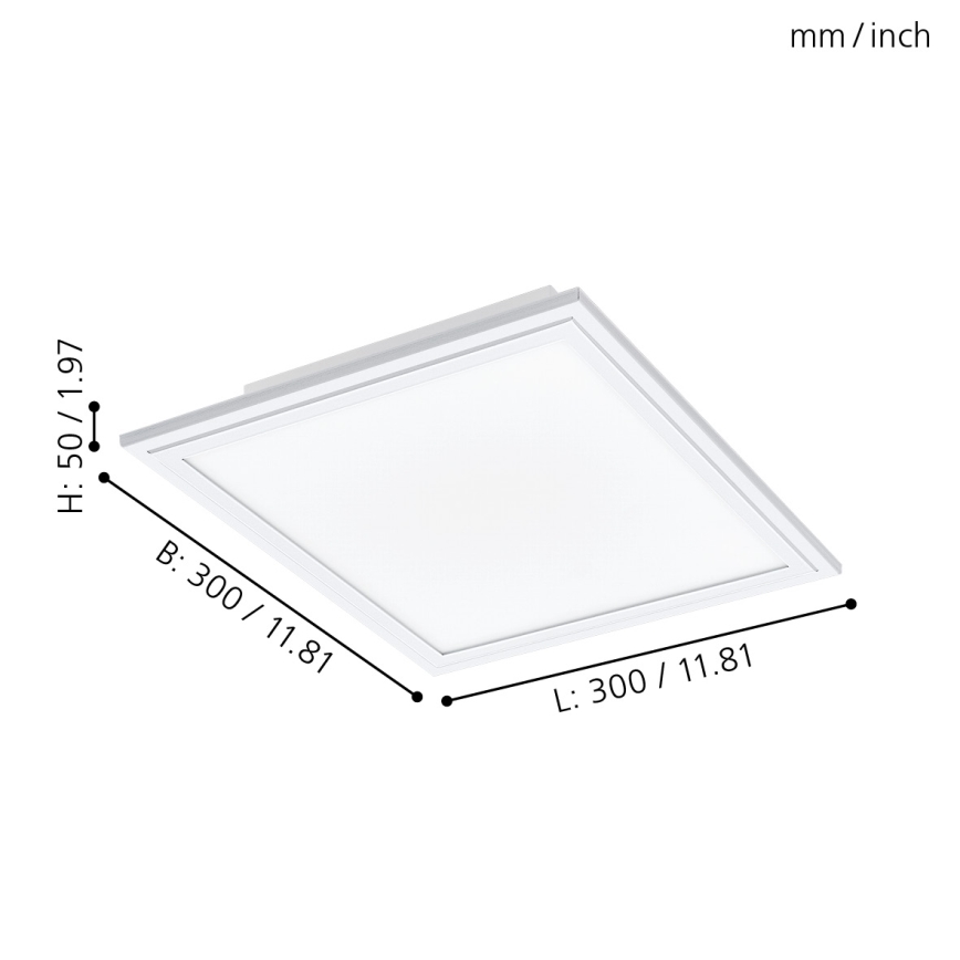 Eglo - LED dimmbare Deckenleuchte LED/14W/230V + Fernbedienung