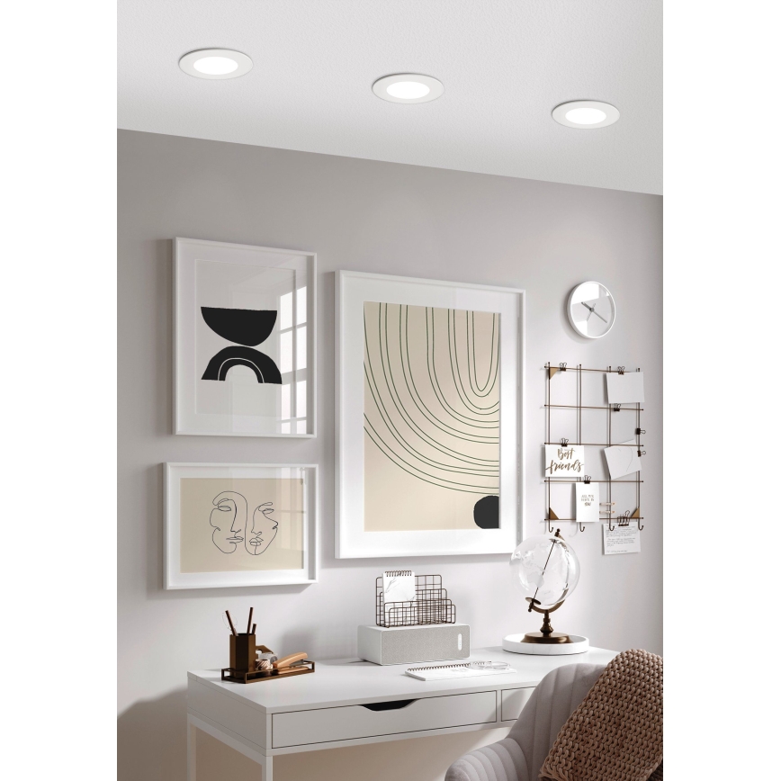 Eglo - LED dimmbares Einbauleuchte LED/5W/230V + Fernbedienung