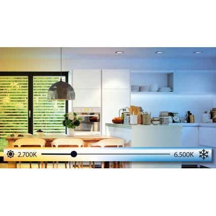 Eglo - LED dimmbares Badezimmerleuchte LED/12W/230V IP44 + Fernbedienung