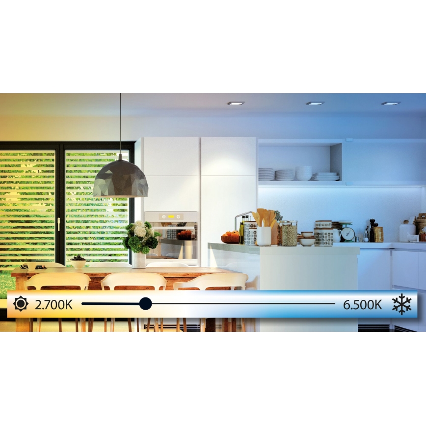 Eglo - LED dimmbares Badezimmerleuchte LED/12W/230V IP44 + Fernbedienung