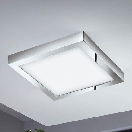 Eglo - LED RGBW dimmbare Deckenleuchte FUEVA-C LED/21W/230V Bluetooth IP44 30x30 cm