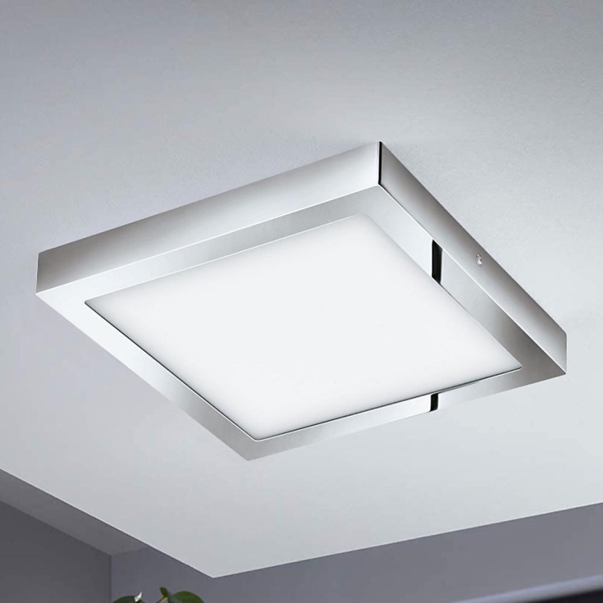 Eglo - LED RGBW dimmbare Deckenleuchte FUEVA-C LED/21W/230V Bluetooth IP44 30x30 cm