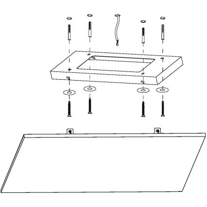 Eglo - LED-RGB-Dimmer-Deckenleuchte TURCONA-C LED/30W/230V + Fernbedienung