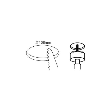 Eglo 98631 - 3er-Set LED-Einbaustrahler FUEVA 3xLED/5W/230V Ø 12 cm